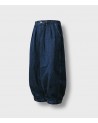 RIGID INDIGO DENIM BALLOON PANTS – DARK BLUE